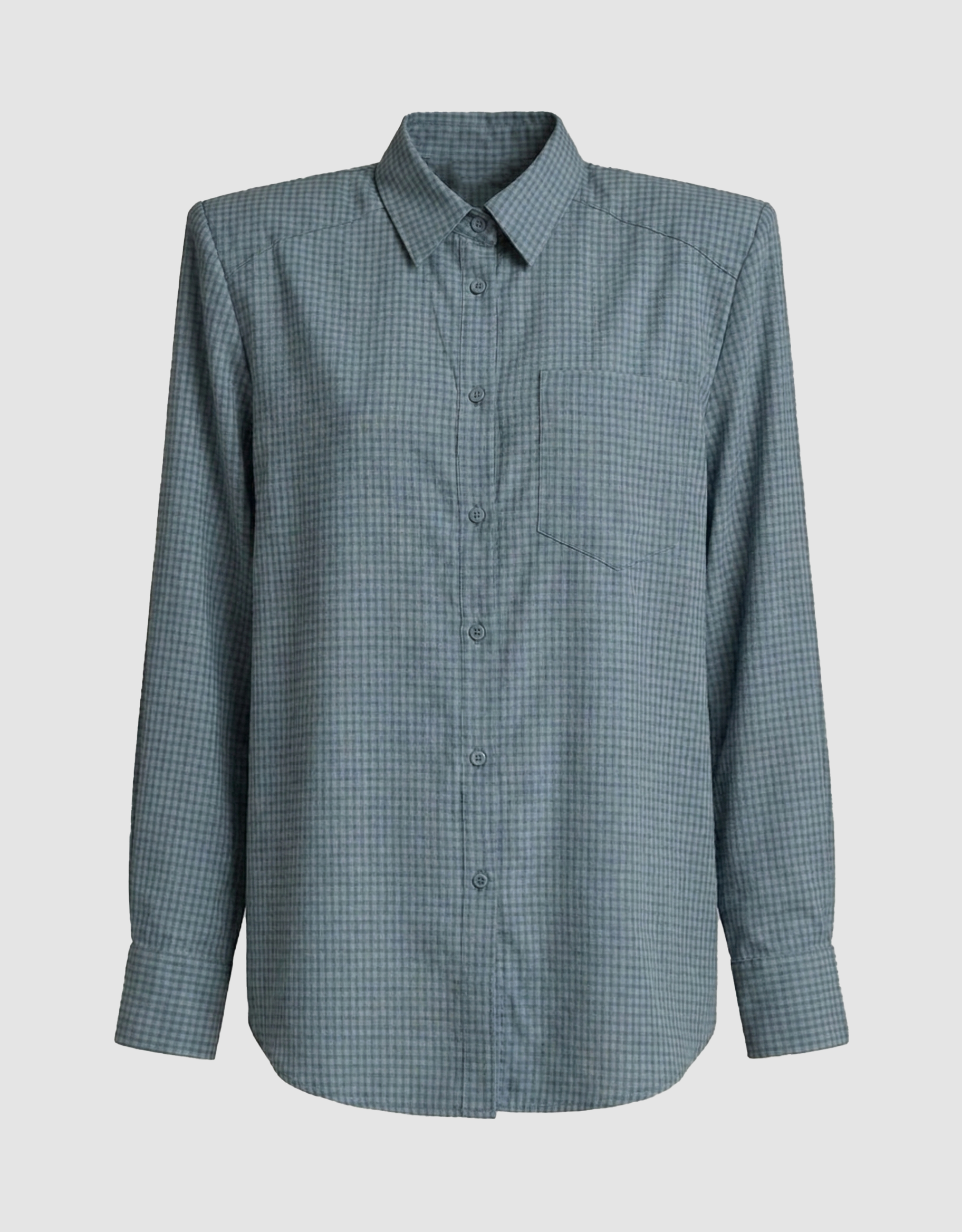 2. Camisa azul hombreras (PRE-VENTA)